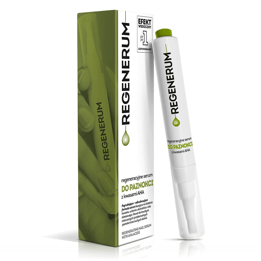 Regeneracyjne serum do paznokci z kwasami AHA